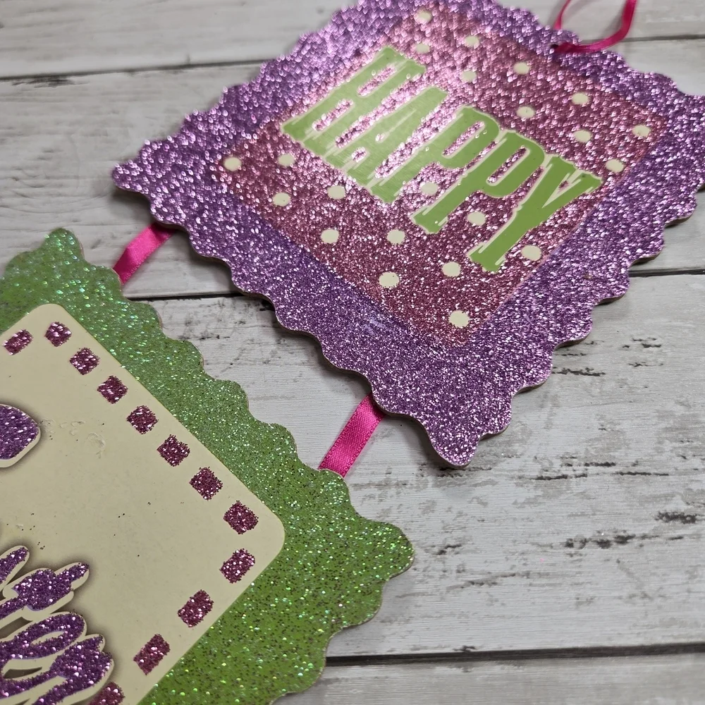 Easter Welcome Hanging Decorations Set Of Two